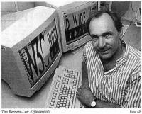 Tim Berners Lee, créateur de HTTP et HTML. À l'origine du Web, il dirige maintenant le W3C.